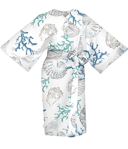 APELT Kimono Coral, Kurzform, Mako-Satin, Kimono-Kragen, Gürtel, passend zu günstig online kaufen