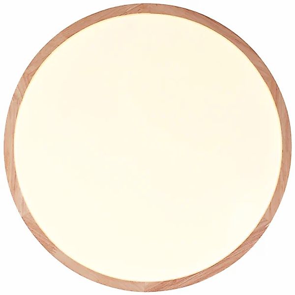 Brilliant LED Deckenleuchte »Brodsky«, 2500 lm, Ø 39 cm, Metall/Holz, holz günstig online kaufen