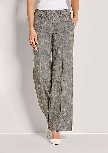 MADELEINE Stoffhose Kurzgröße: Tweed-Hose mit elastischem günstig online kaufen