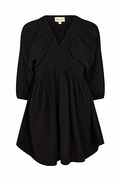 RAFFYA Midikleid "Soipoi Ruched V-Neck Midi Dress Damen" günstig online kaufen