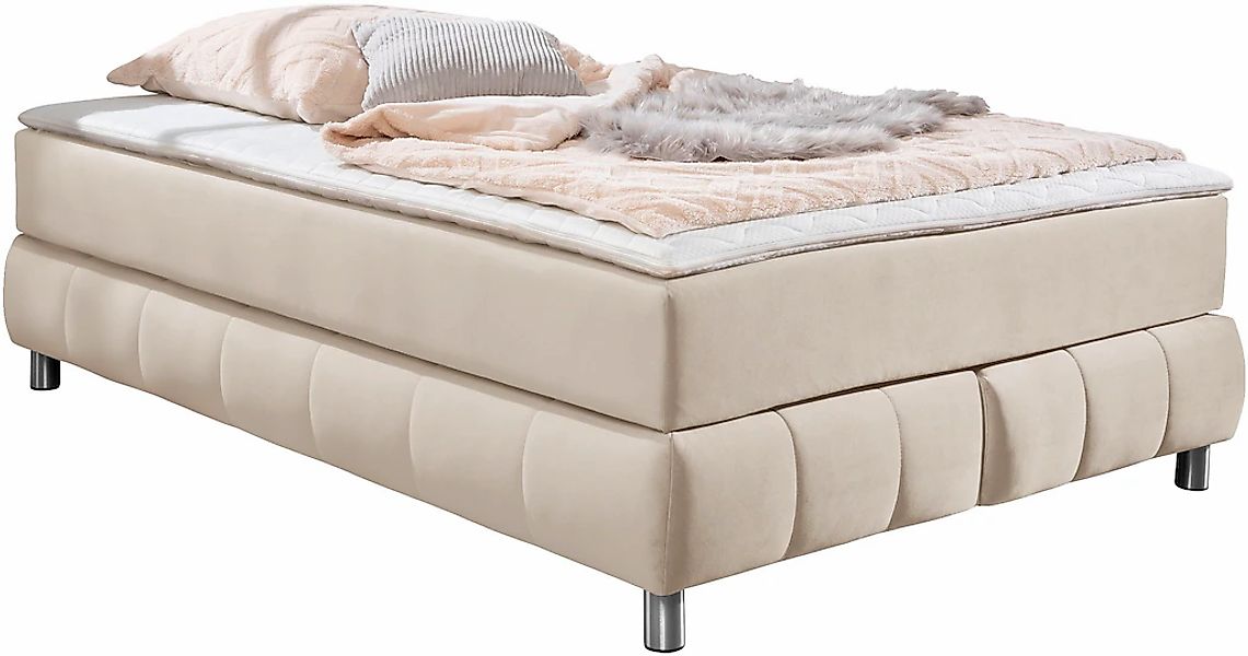Home affaire Boxspringbett »Salo« Ohne Kopfteil, inkl. Topper, auch in Über günstig online kaufen