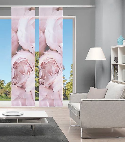 Vision S Schiebegardine »ROSANA 2er SET« Paneelwagen 2 Stk. tlg. Bambus-Opt günstig online kaufen