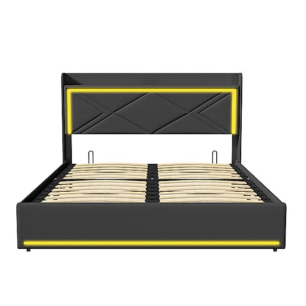 Furnishings Home Polsterbett Doppelbett Stauraumbett mit günstig online kaufen