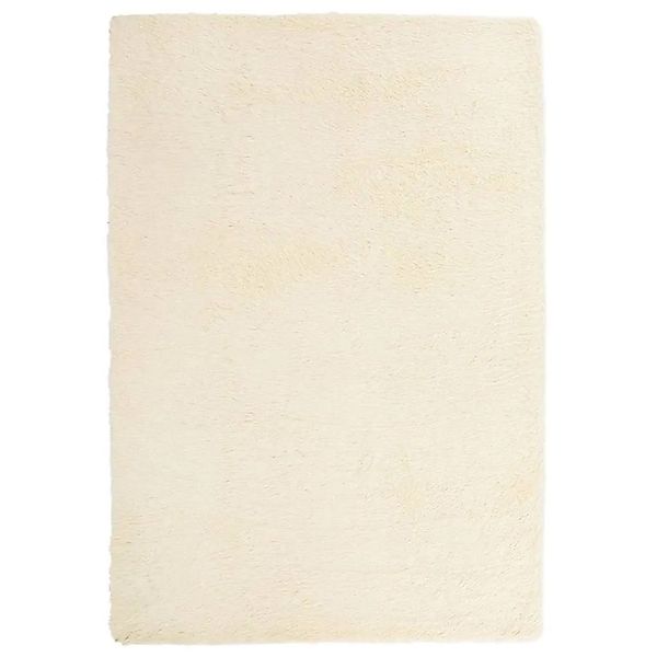 vidaXL Teppich Shaggy Hochflor NAVARRA Creme 200x290 cm Polyester 4102847 günstig online kaufen