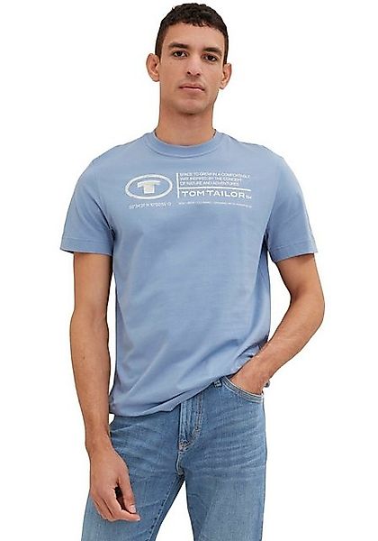 TOM TAILOR Print-Shirt Tom Tailor Herren T-Shirt Frontprint günstig online kaufen
