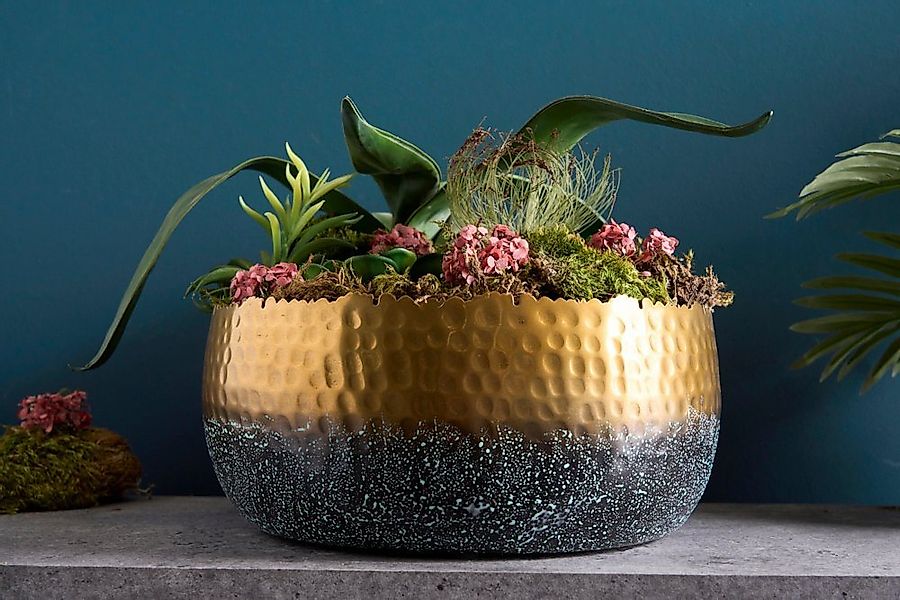 riess-ambiente Dekoschale ORIENT 31cm gold (Einzelartikel, 1 St), Wohnzimme günstig online kaufen