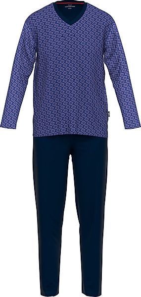 GÖTZBURG Pyjama Herren-Schlafanzug Single-Jersey gemustert günstig online kaufen