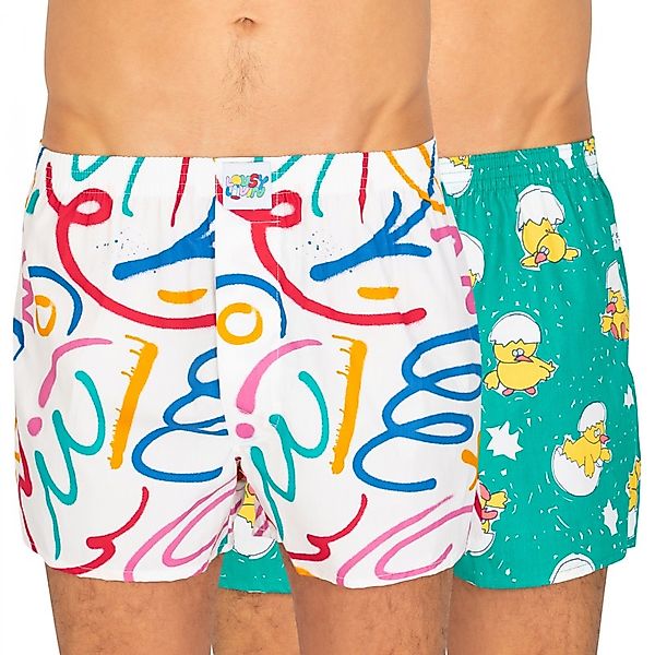 Lousy Livin Boxershorts "Kueken & Lines", mit buntem Design günstig online kaufen