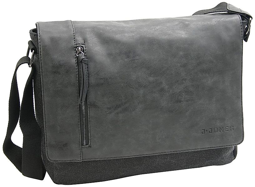 J JONES JENNIFER JONES Schultertasche Umhängetasche aus Canvas - Messenger günstig online kaufen