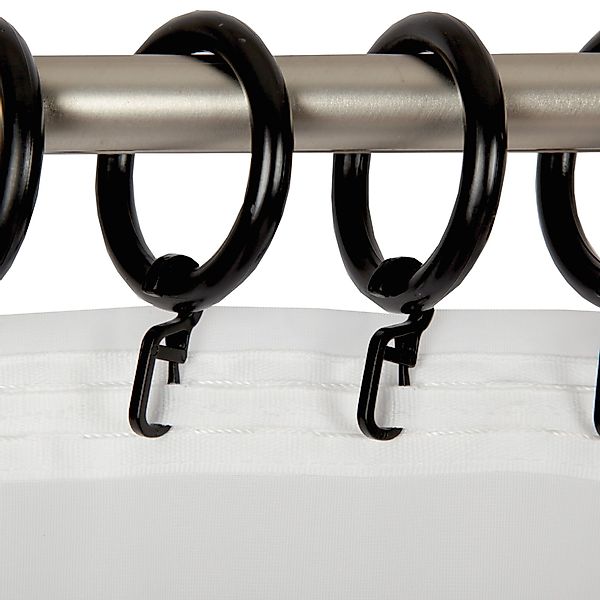 Bestlivings Gardinenstange, 1-läufig, Gardinenring - schwarz günstig online kaufen