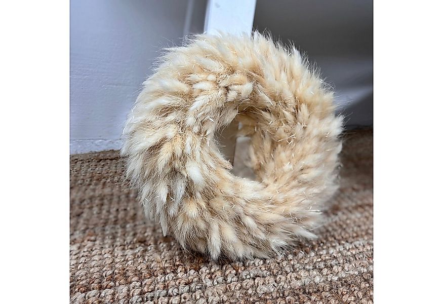 LYKKE & You Dekokranz rustikale Schönheit: Trockenblumenkranz Lagurus hellb günstig online kaufen