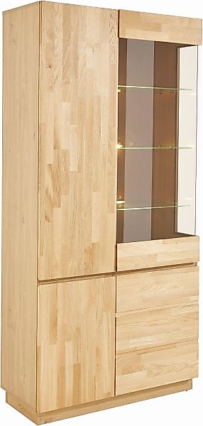 Home affaire Vitrine, Höhe 184 cm, teilmassiv, FSC-zertifiziert günstig online kaufen