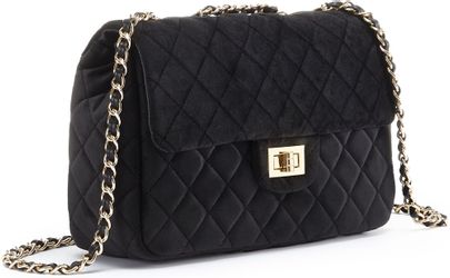 Vivance Umhängetasche "Schultertasche" in modischer Samtoptik, Handtasche, günstig online kaufen