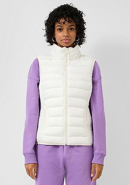 QS Outdoorjacke Outdoor-Weste Steppweste mit Stehkragen günstig online kaufen