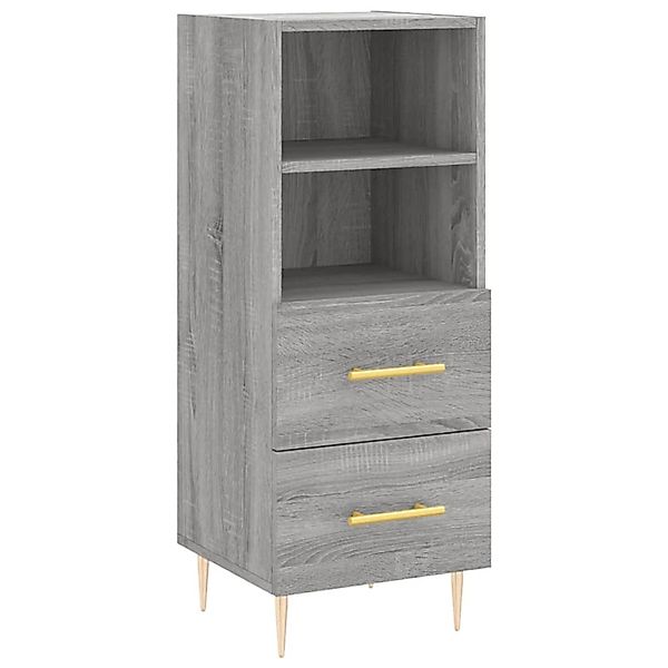 vidaXL Sideboard Grau Sonoma 34,5x34x90 cm Holzwerkstoff 828658 günstig online kaufen