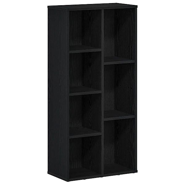vidaXL Bücherregal Bücherregal Schwarz Eichen-Optik 50x25x104 günstig online kaufen