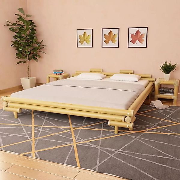 Bettgestell Bambus 180×200 Cm günstig online kaufen