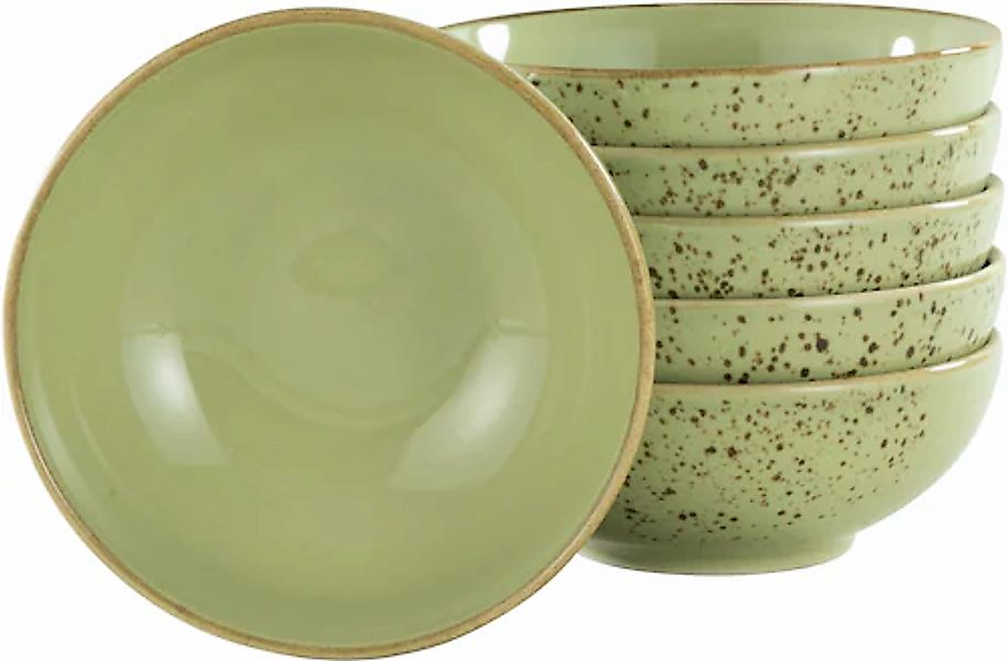 CreaTable Müslischale »NATURE COLLECTION« 6 aus Steinzeug Salatschale, Snac günstig online kaufen