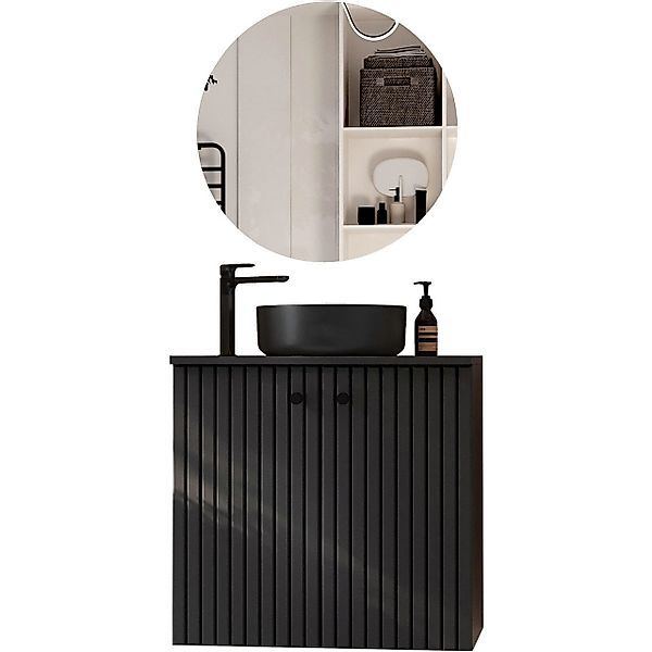 MOEBLINE Badezimmer-Set Badmöbel Set ASTRO MINI günstig online kaufen