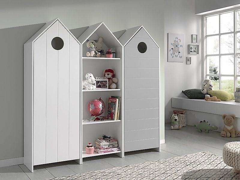 Vipack Kleiderschrank 172,8 x 171,3 x 37 cm (B/H/T) günstig online kaufen