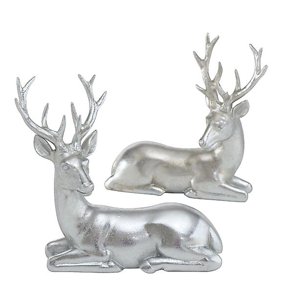 BOLTZE Dekofigur Hirsch Tobin liegend 15cm, günstig online kaufen