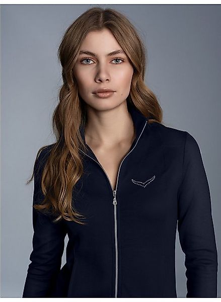Trigema Sweatjacke TRIGEMA Jacke mit Kristallsteinen günstig online kaufen
