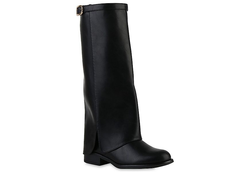 VAN HILL 841788 Stiefel Damen Gefüttert Klassische Stiefel Schnallen Leder- günstig online kaufen