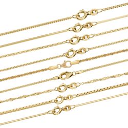 HOPLO Goldkette Goldkette Schlangenkette rund 333 günstig online kaufen
