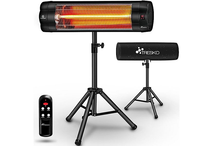 TRESKO Heizstrahler Infrarot Wärmestrahler mit Fernbedienung 2500W, Elektri günstig online kaufen