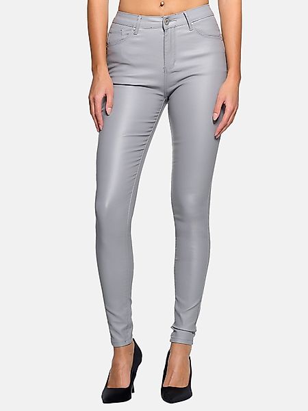 Elara Lederhose Elara Damen Hose Kunstleder günstig online kaufen