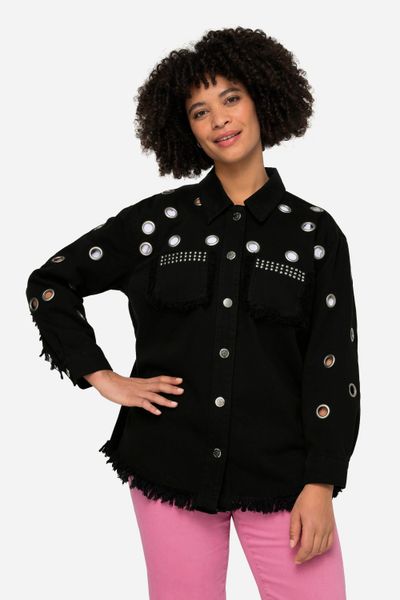 Angel of Style Kurzjacke Jeansjacke Ösen günstig online kaufen
