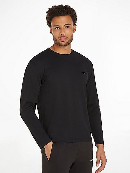 Calvin Klein Langarmshirt "COTTON COMFORT LS T-SHIRT", mit Logopatch günstig online kaufen