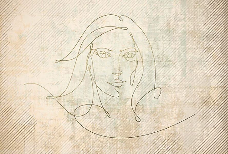 Architects Paper Fototapete »Atelier 47 Golden Line 2« abstrakt glatt Vlies günstig online kaufen