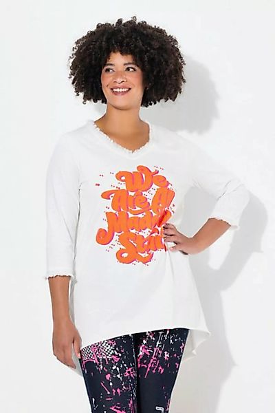 Angel of Style T-Shirt T-Shirt A-Linie Statement-Druck offenkantig günstig online kaufen