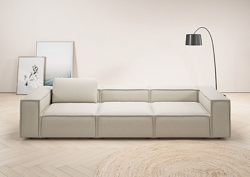 Home affaire 3,5-Sitzer »Watertown, modernes Big-Sofa XXL, 336 cm Breite, a günstig online kaufen