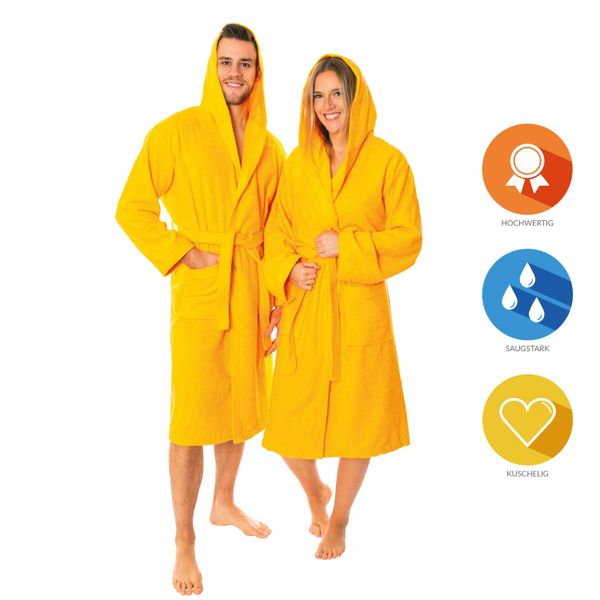 Lavea Bademantel Mexico, Lang, Premium Morgenmantel günstig online kaufen