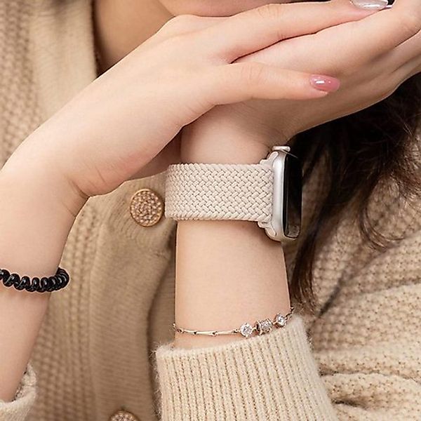 SmartUP Smartwatch-Armband für Apple Watch 11-1 / SE Ultra Nylon Solo Loop günstig online kaufen