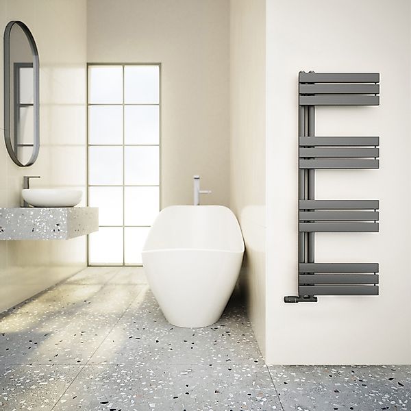 Aquabad® Badheizkörper FORNAX Handtuch Heizkörper Mittelanschluss günstig online kaufen