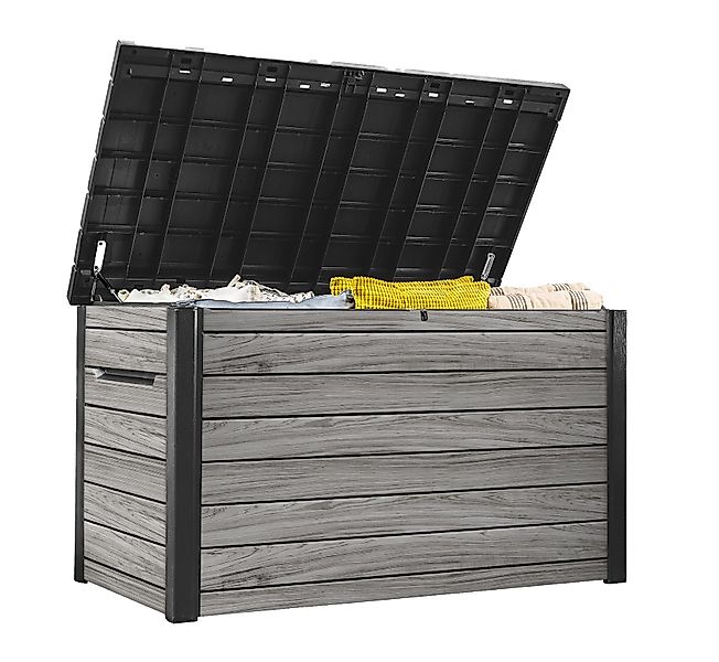 Keter Gartenbox "Ontario" 870L in Holzoptik günstig online kaufen