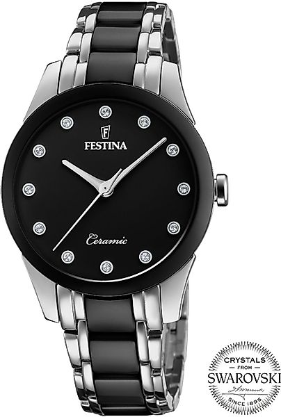 Festina Quarzuhr Ceramic Collection F20499/3, Armbanduhr, günstig online kaufen