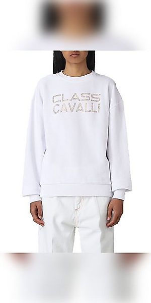 Cavalli Class Sweatshirt Cavalli Class Sweatshirt weiß Damen günstig online kaufen