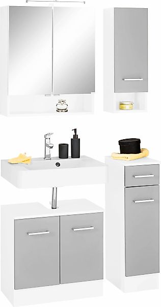 welltime Badmöbel-Set "Ribera" 4 Stk. tlg. günstig online kaufen