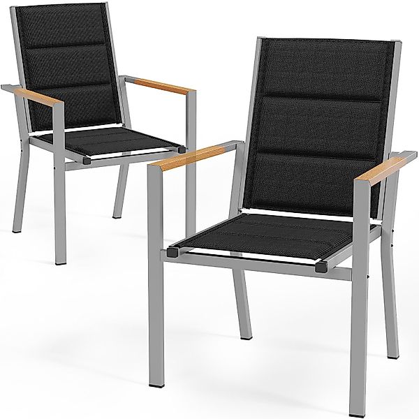 HOMALL Gartenstuhl Gartenstuhle (2er Set) Aluminium günstig online kaufen