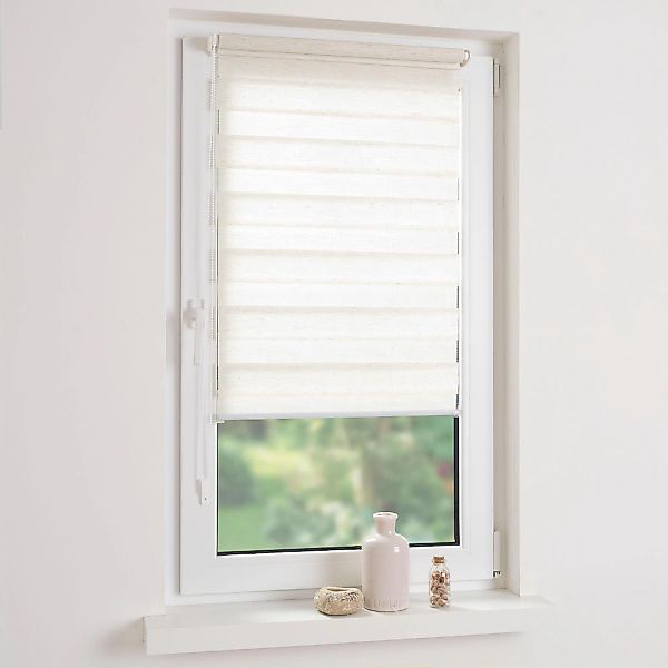 Doppelrollo Klemmfix-Duo-Rollo, Liedeco, Lichtschutz, ohne Bohren, günstig online kaufen
