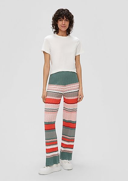 s.Oliver Stoffhose Regular: Strickhose aus Viskosestretch günstig online kaufen