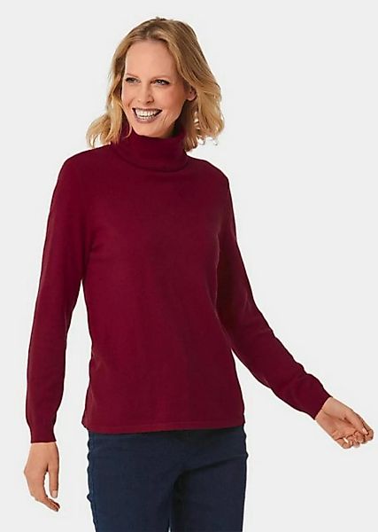 GOLDNER Strickpullover Kurzgröße: Trendiger Rollkragenpullover günstig online kaufen