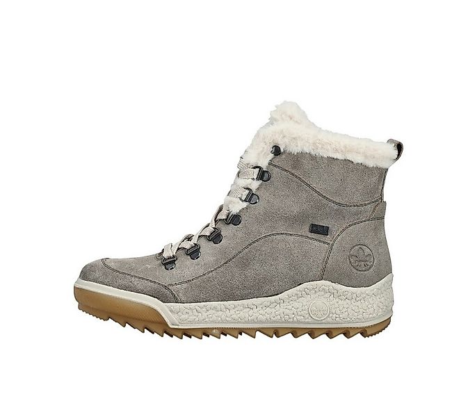 Rieker Winterschuhe Y4713-45 (Schnürstiefel mit Innenfutter, Rauleder) grau günstig online kaufen