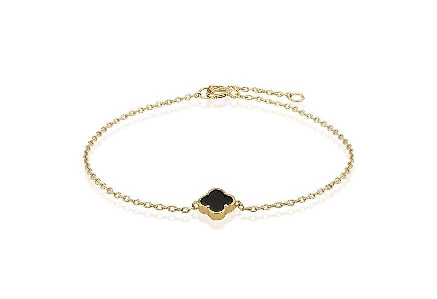 Cavill Silberarmband Cavill Onyx Armband 925 Silber Goldplattiert mit 0,25 günstig online kaufen