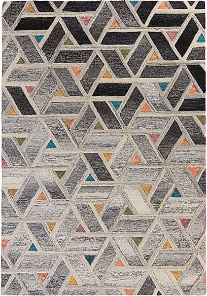 FLAIR RUGS "River" rechteckig 10 Höhe fußbodenheizungsgeeignet, 100% Wolle, günstig online kaufen
