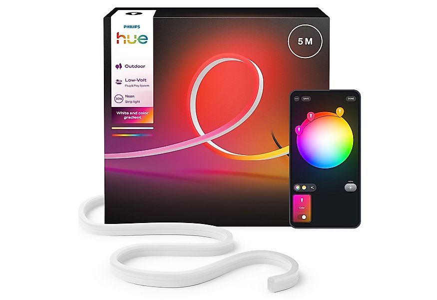 Philips Hue LED-Streifen Neon Gradient Outdoor Lightstrip günstig online kaufen